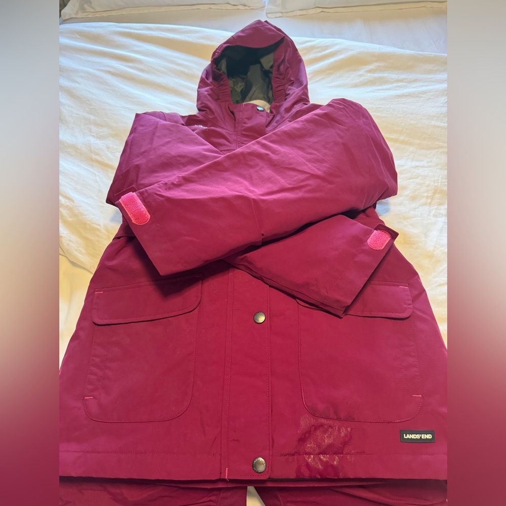 NWOT Girls Snow Suit-Persian Plum color